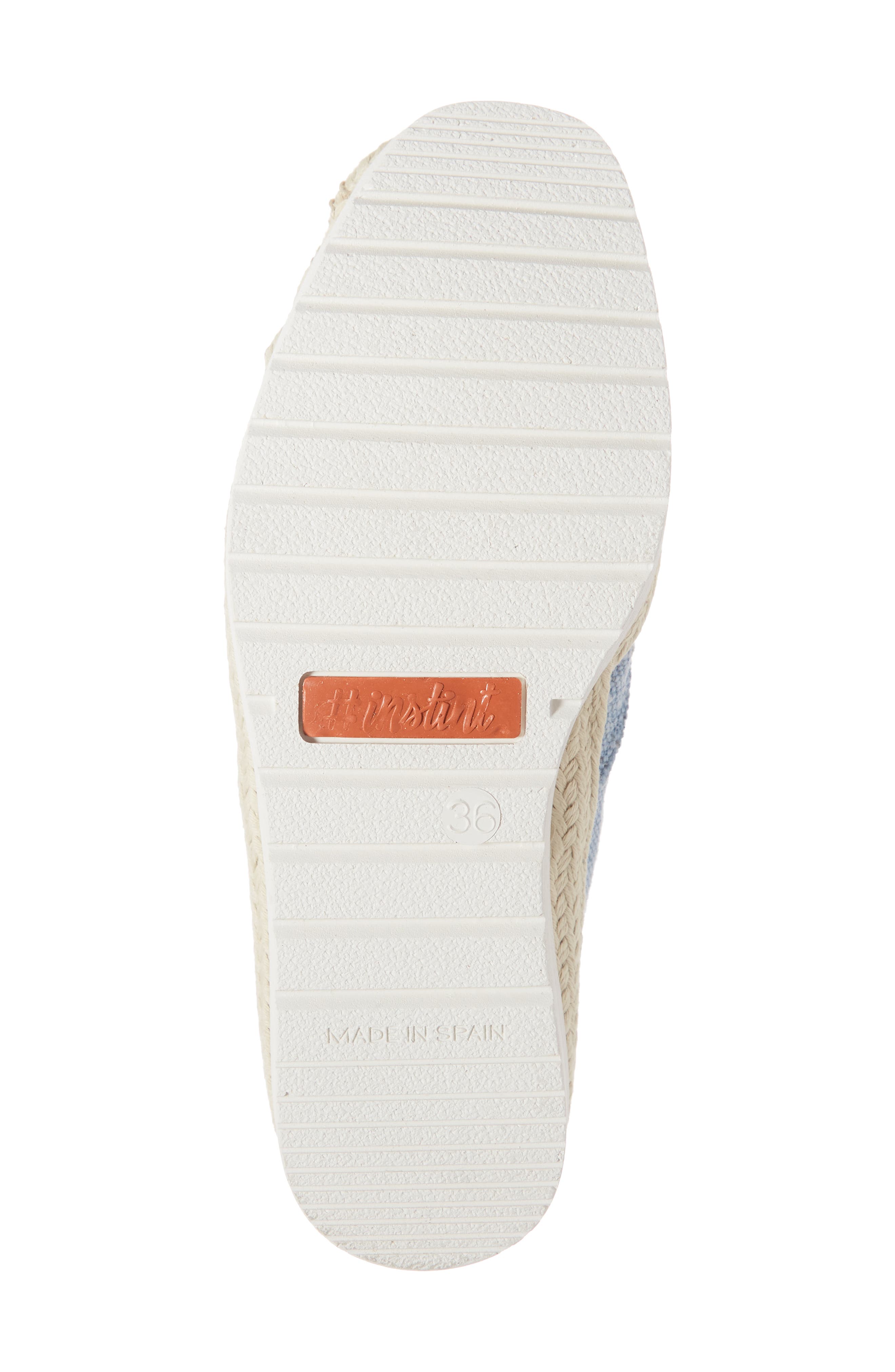 Bego Espadrille Sneaker, Alternate, color, BLUE CANVAS