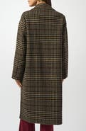 Joseph Ribkoff Double Face Plaid Wool Blend Coat