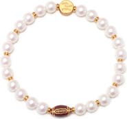 Little Words Project Game Day Football Stacker Beaded Bracelet