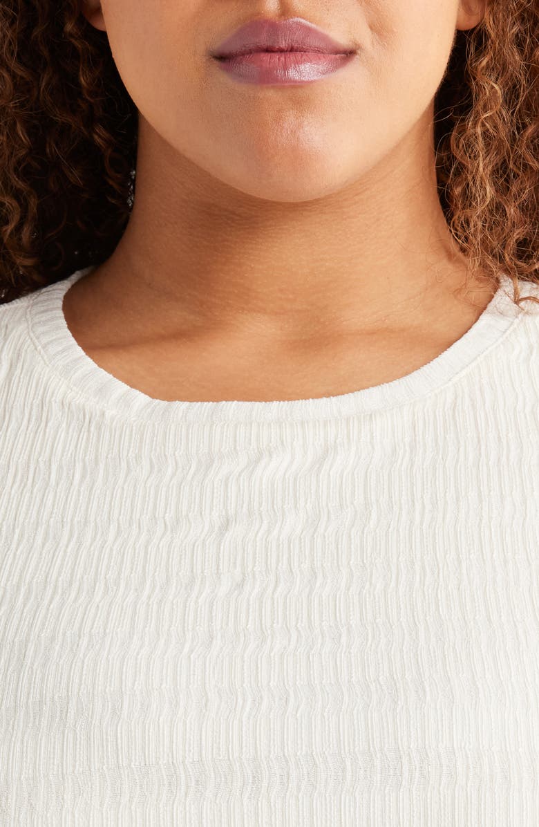 Anne Klein Pucker Wave Sweater Tank, Main, color,