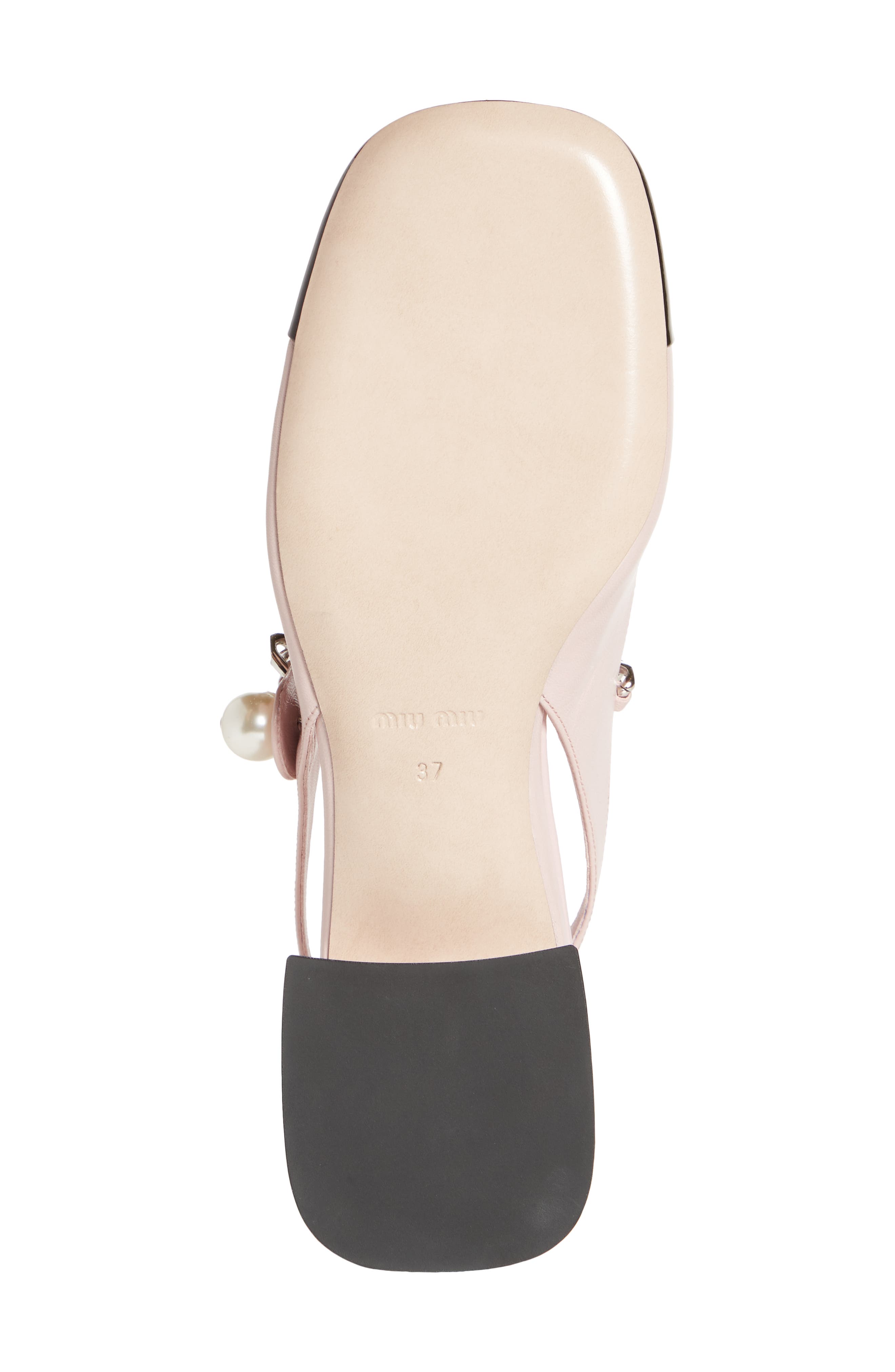 Miu Miu Mary Jane Cap Toe Slingback Pump, Alternate, color, 