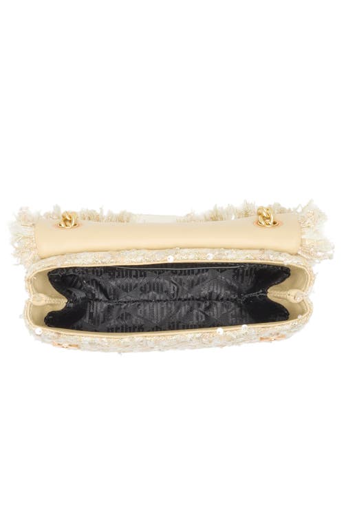 Kurt Geiger London Mini Brixton Tweed Bag In Natural
