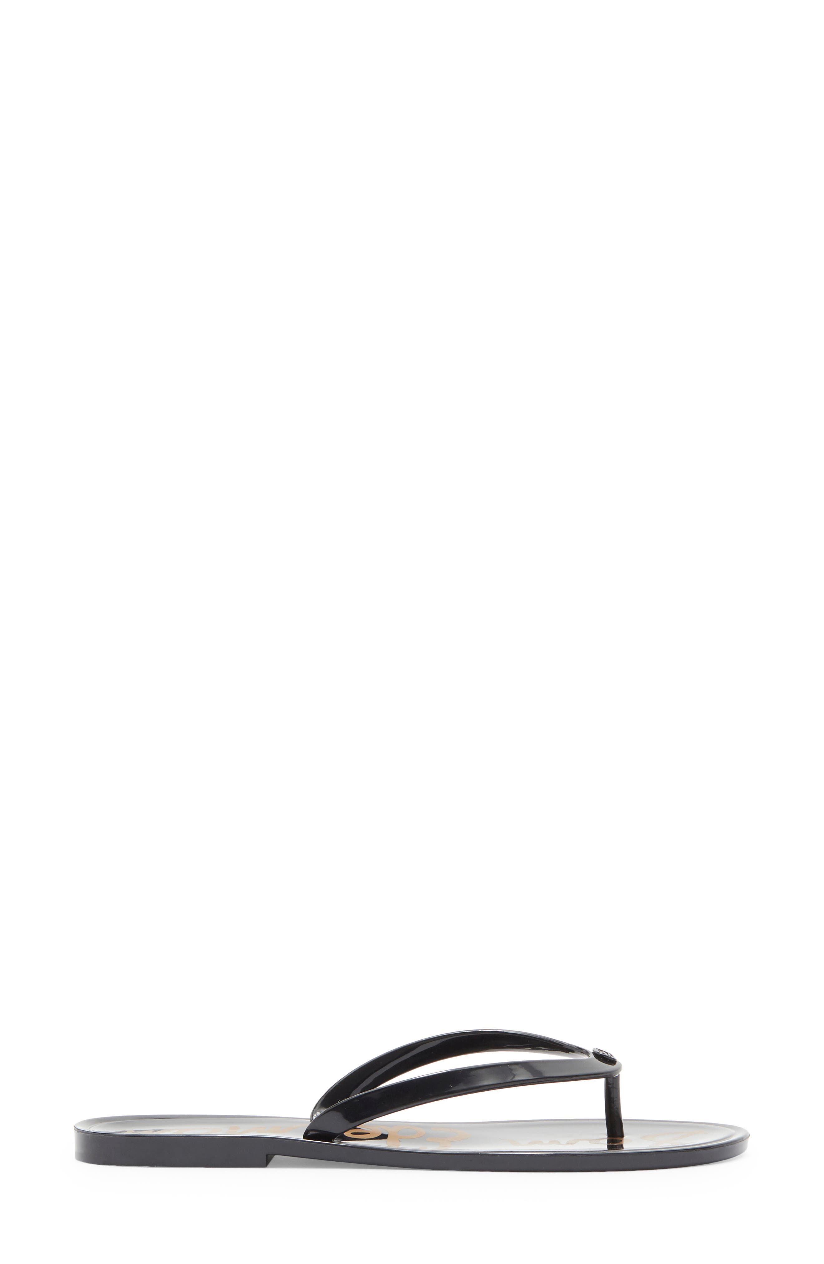 Sam Edelman Dean Flip Flop, Alternate, color, Black