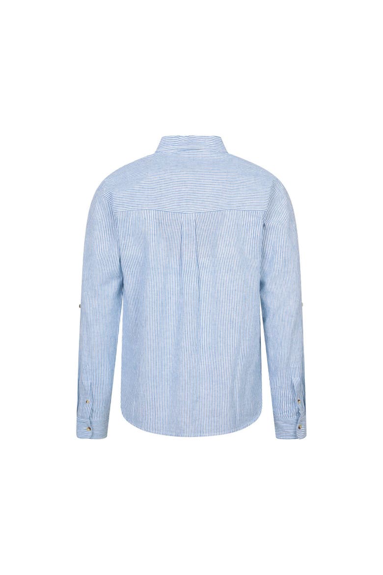 Lowe Stripe Shirt, Alternate, color, Blue