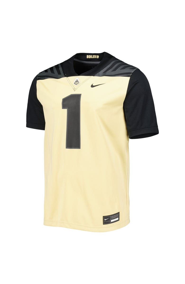 Nike Men's Nike #1 Gold Purdue Boilermakers Untouchable Football Jersey, Alternate, color, Gold