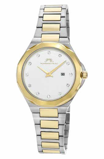 PORSAMO BLEU Victoria Two-Tone Bracelet Strap Watch, 33mm