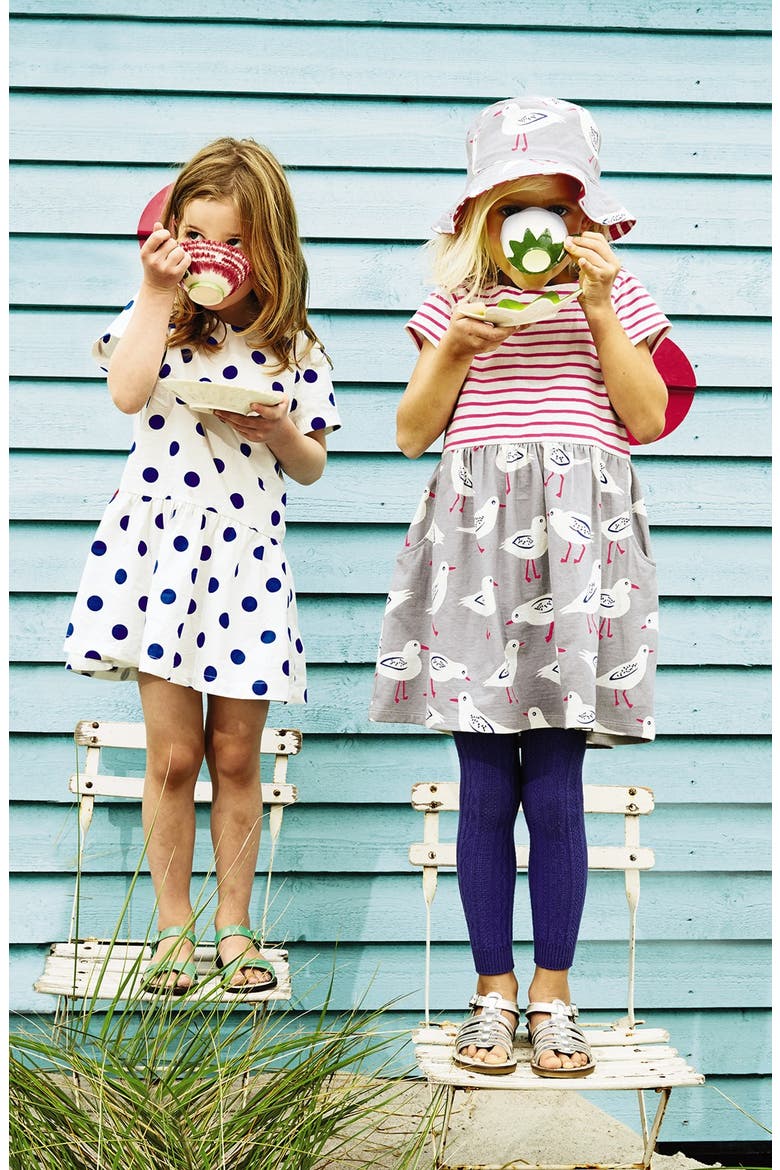 'Hotchpotch' Jersey Dress (Toddler Girls, Little Girls & Big Girls)(Online Only), Alternate, color, LOLLIPOP SEAGULLS