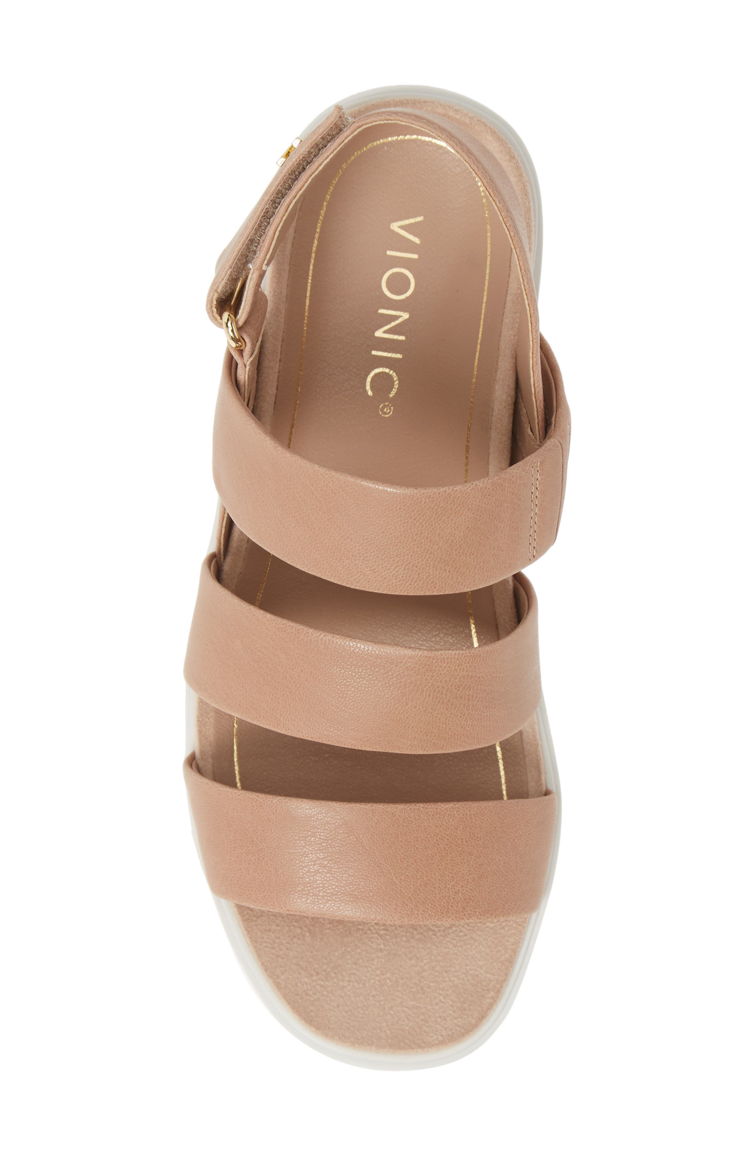 Vionic Keomi Sandal, Alternate, color, TAN LEATHER