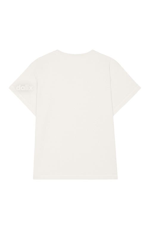 Dalix Womens Lil Cherry Lightweight High Waisted Tee In White