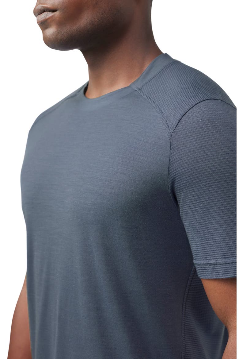 Active Mesh Performance T-Shirt, Alternate, color, NIGHTFALL BLUE