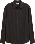 KROST Jordan Seersucker Stripe Button-Up Shirt