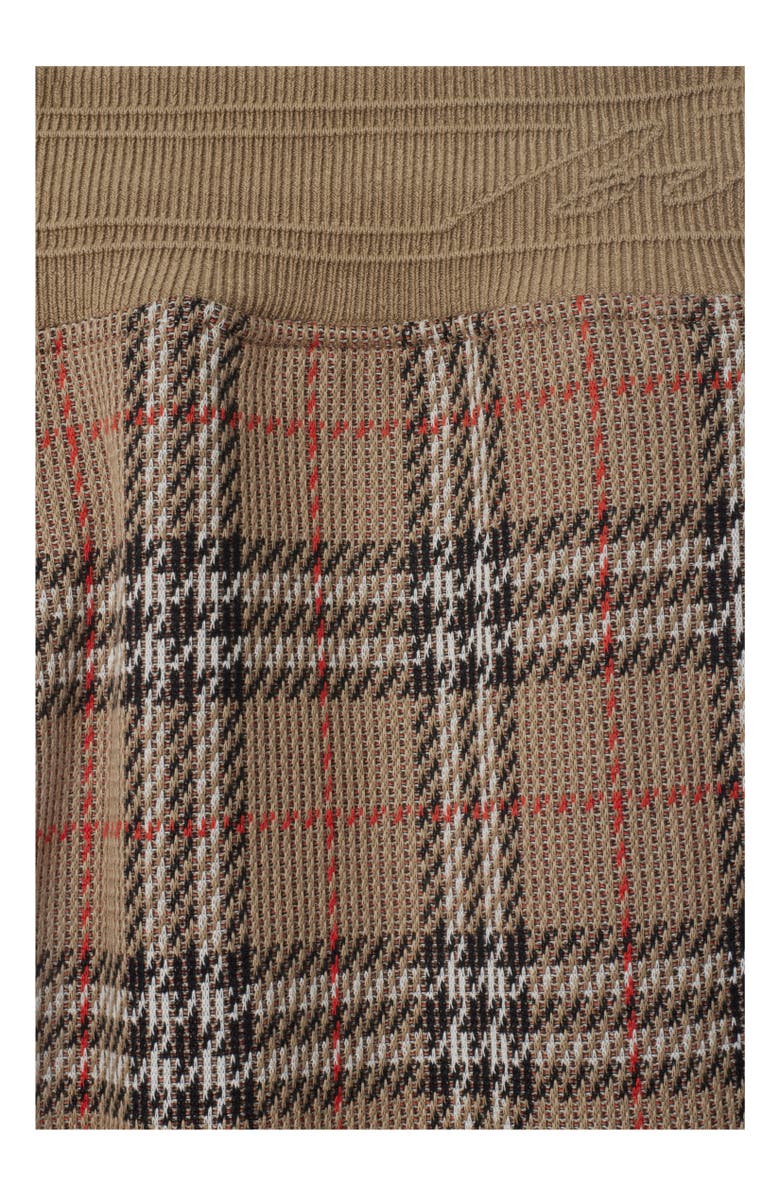 Burberry Check Cotton Blend Track Pants, Alternate, color,