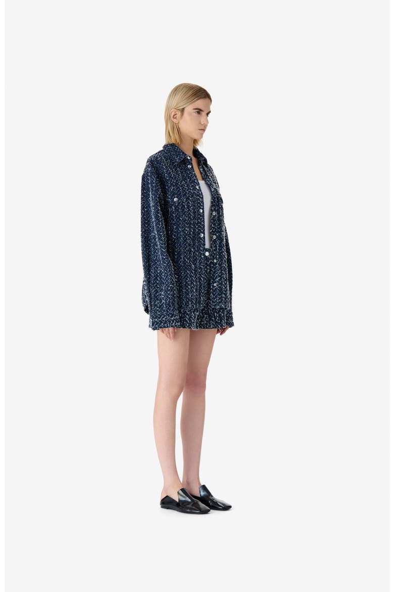 Velini Denim Shirt Jacket, Alternate, color, Denim Curl