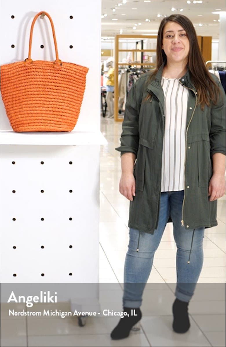 Franka Straw Ring Tote Bag, sales video thumbnail