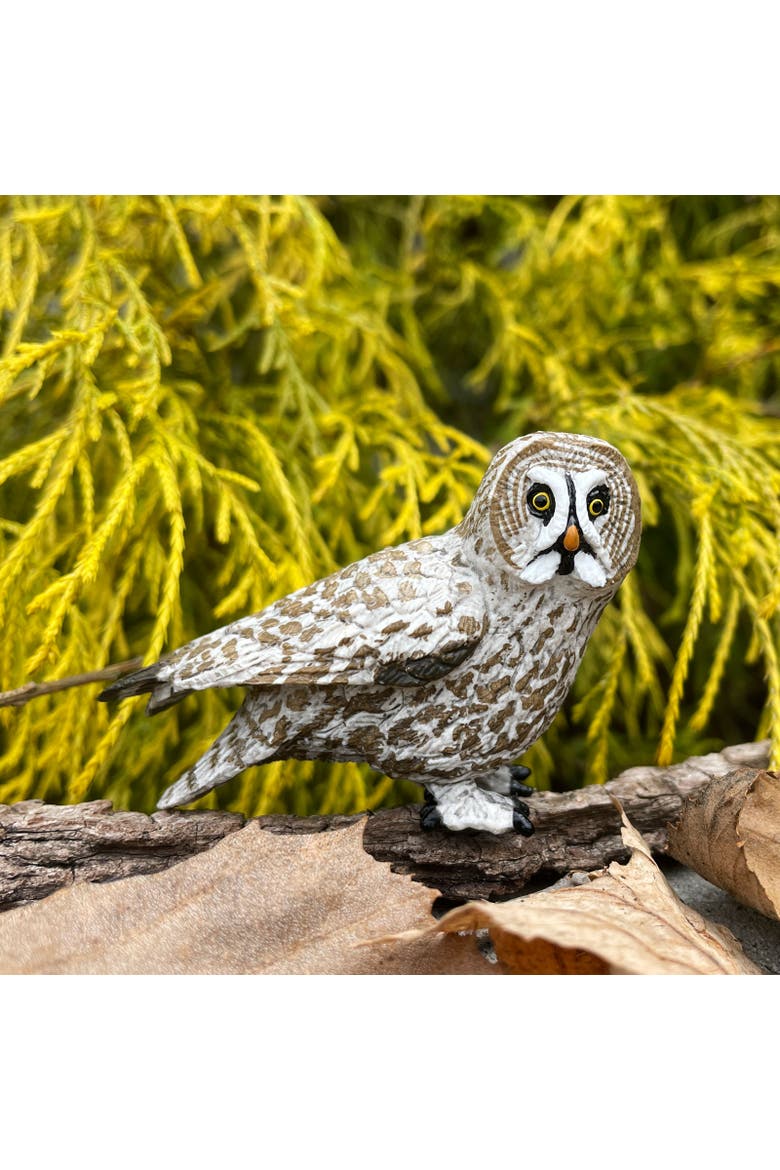Great Grey Owl Kids Toy Figure, Alternate, color, None