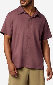 Marmot Cedrus Organic Cotton Blend Short Sleeve Button-Up Shirt