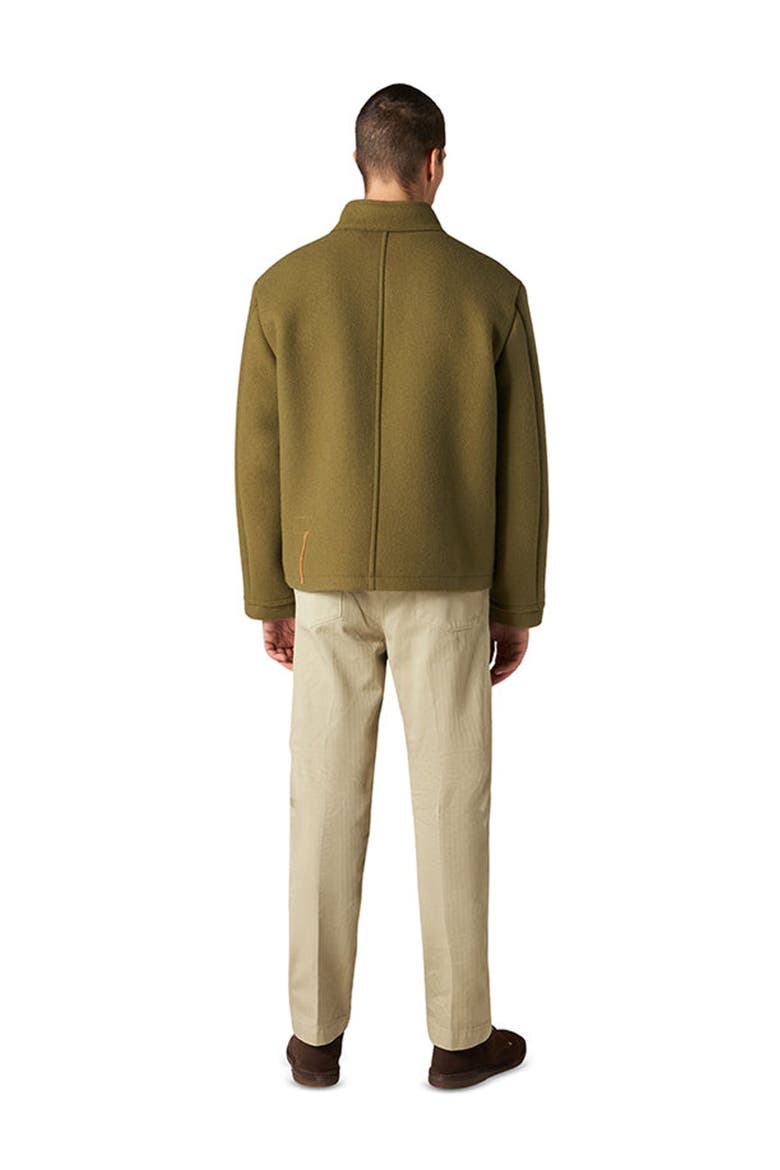 Miller Short Virgin Wool Jacket, Alternate, color, OLIVE