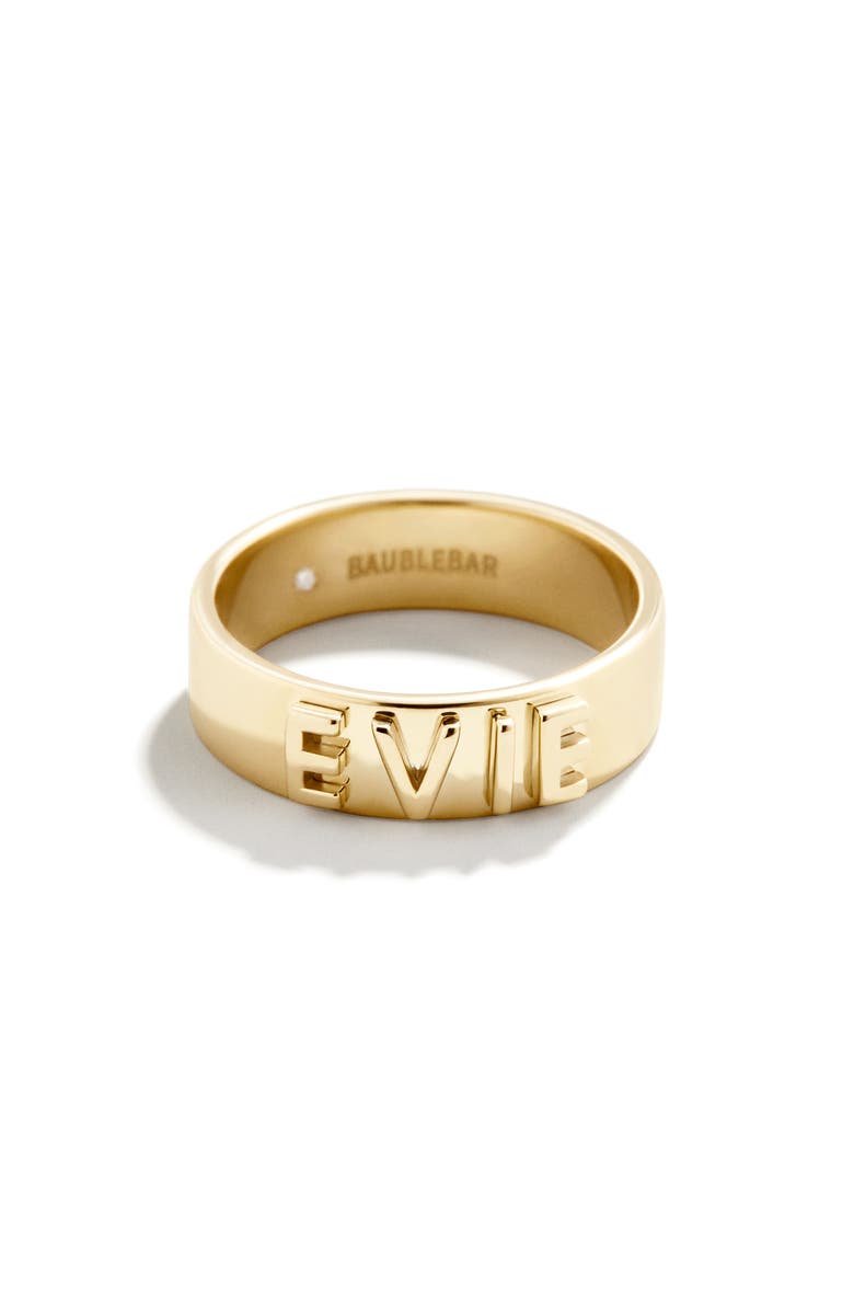 BaubleBar Custom Band Ring, Main, color, Gold