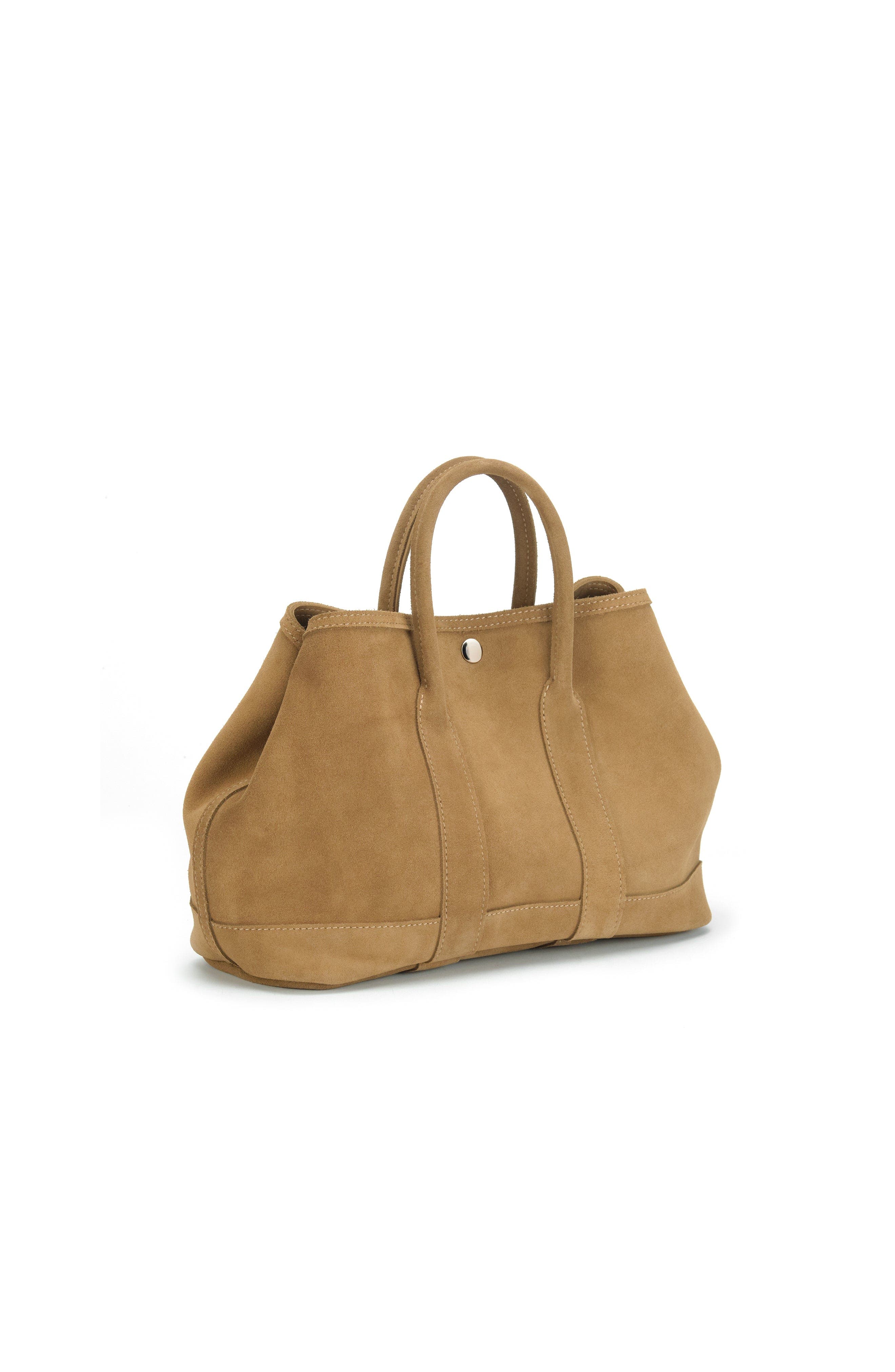 Ezra Arthur Audrey Nubuck Suede Leather Top Handle Bag, Alternate, color, Sand