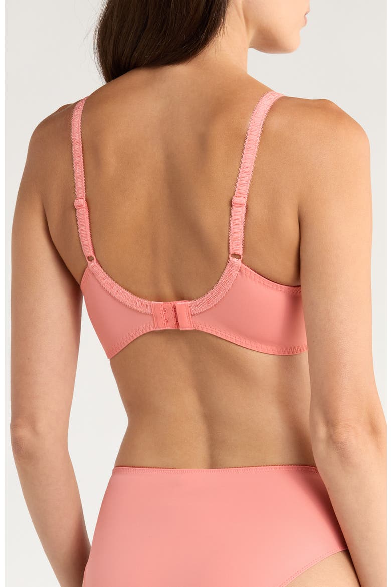 Diva Embroidered Mesh Underwire Bra, Alternate, color, LANTANA