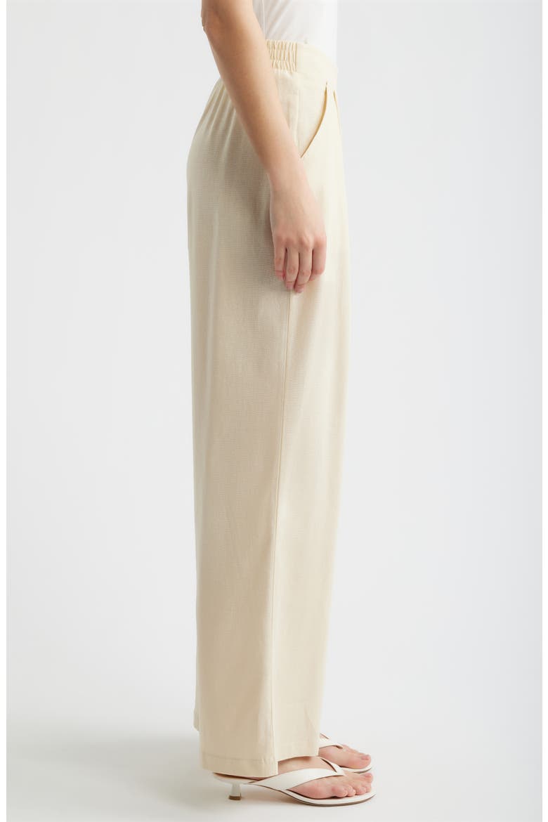 Coastal Palazzo Pants, Alternate, color, ECRU