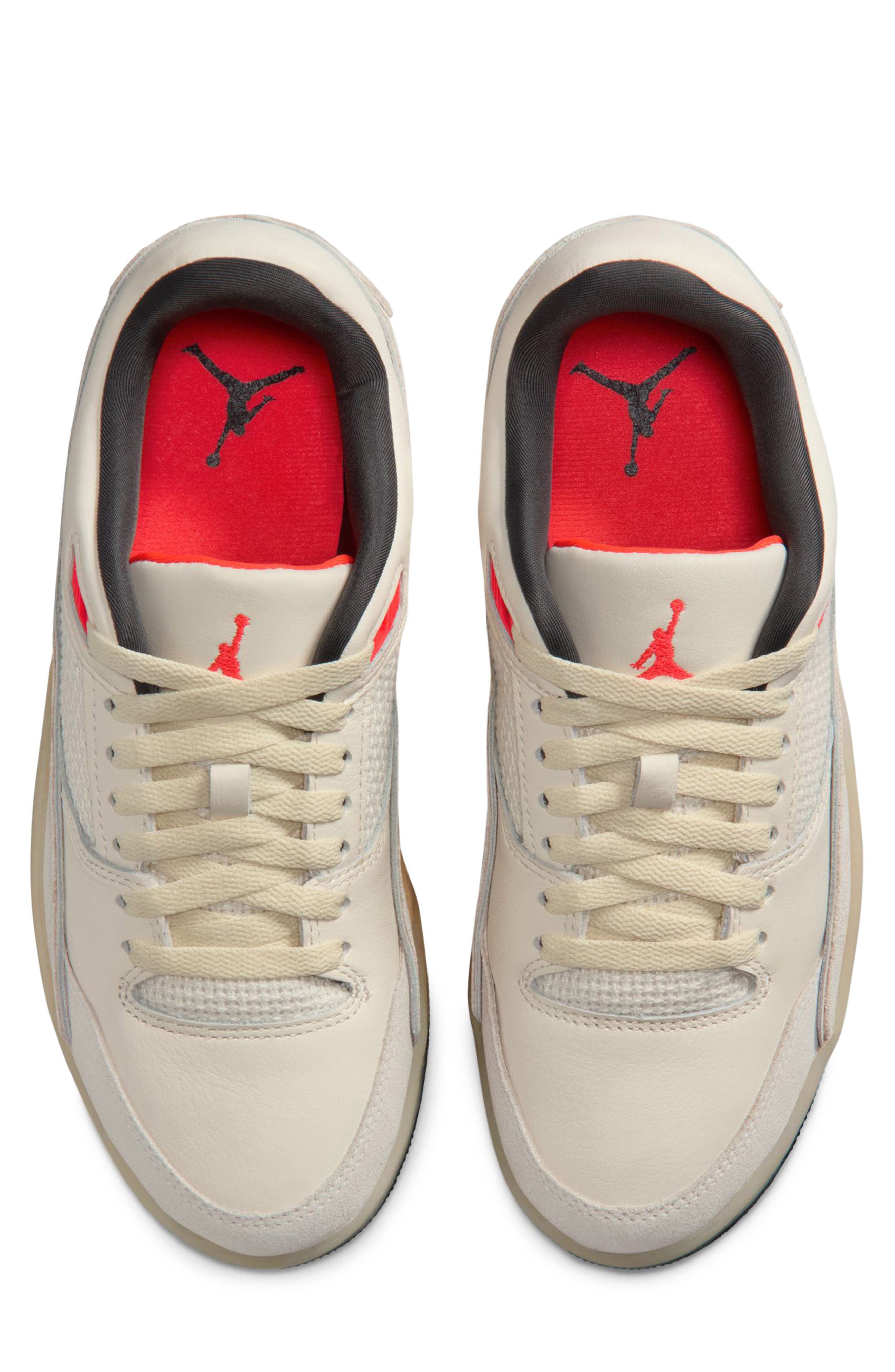 Jordan Flight Court SE Sneaker, Alternate, color, Pale Ivory/Infered