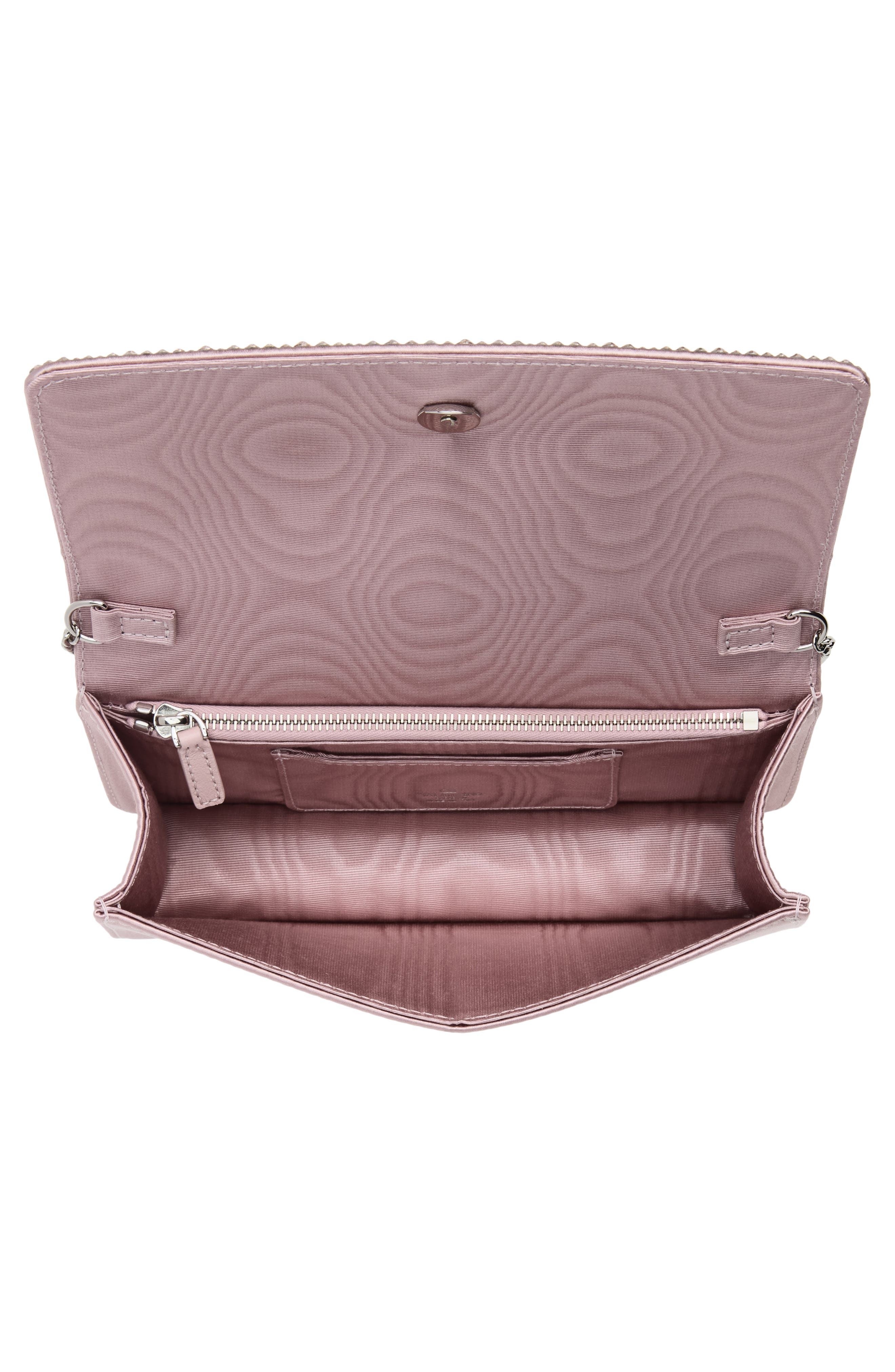 VLOGO Signature Crystal Mini Bag, Alternate, color, ANTIQUE ROSE