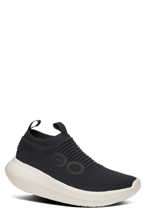 Oofos Oomy Zen Slip-on Sneaker In Black