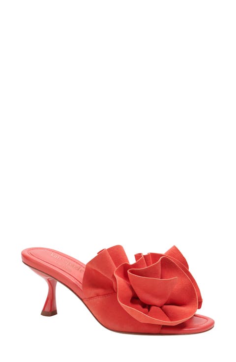 flourish flower accent sandal