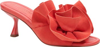 ゴージャス【kate spade】 Flourish フラワーアクセントサンダル Amazon.com | kate spade new york Women's Flourish Pump