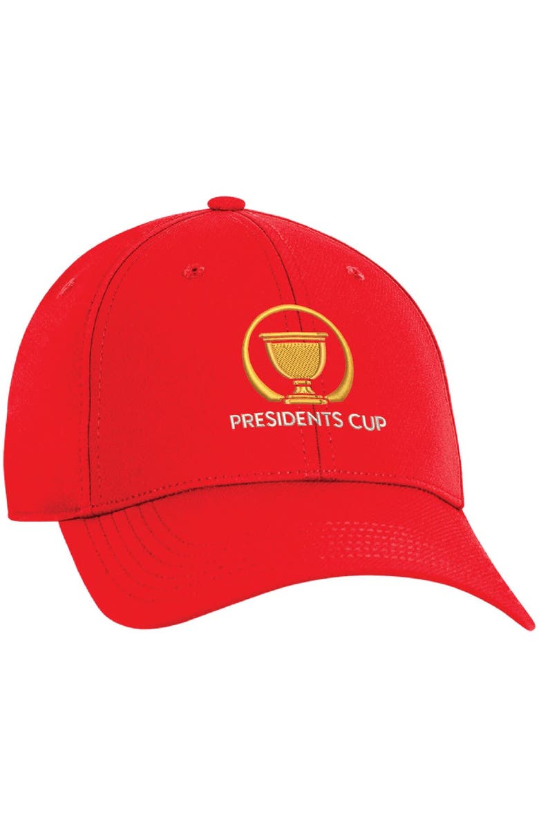 AHEAD Unisex Ahead  Red 2024 Presidents Cup  Stratus Adjustable Hat, Alternate, color, 