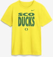 Nike Men's Nike Yellow Oregon Ducks 2026 Sideline Dri-FIT Slogan T-Shirt