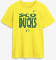 Nike Men's Nike Yellow Oregon Ducks 2026 Sideline Dri-FIT Slogan T-Shirt