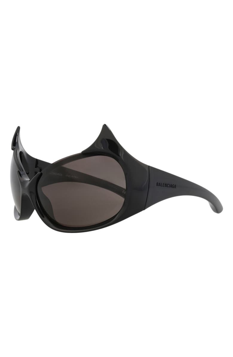 Balenciaga 71mm Shield Sunglasses, Alternate, color,