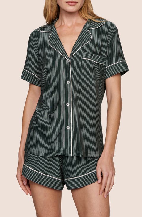 Gisele Printed Relaxed Jersey Knit Short Pajamas