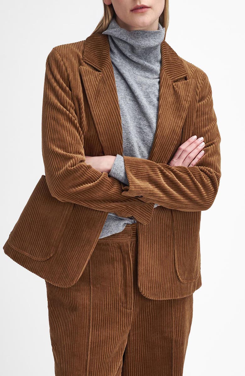 Barbour Samara Cotton Corduroy Jacket, Main, color, 