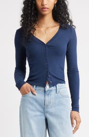BP. Rib Cardigan