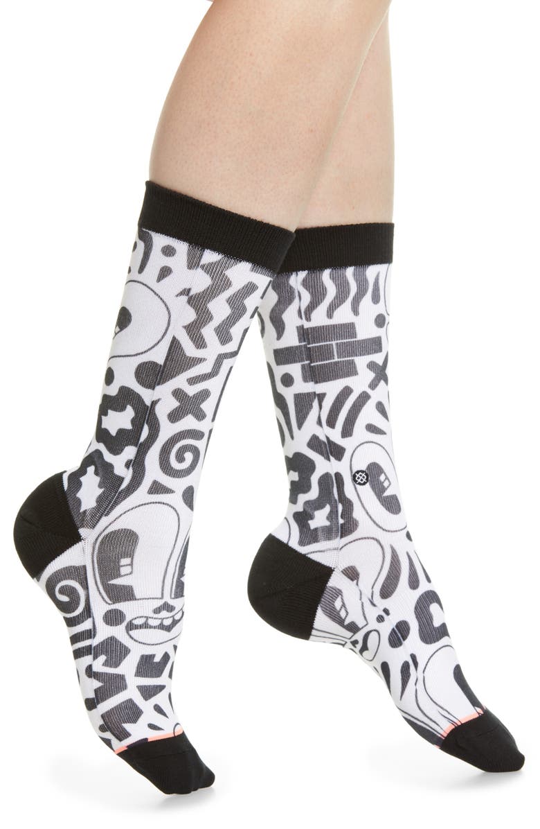 Stance Looky Lou Crew Socks, Main, color,