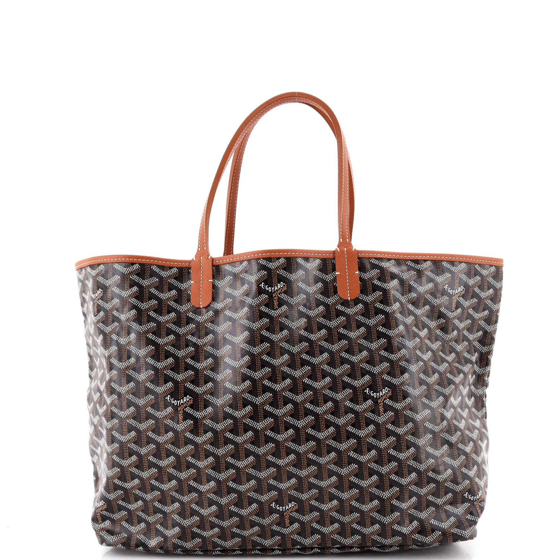 Saint Louis Tote Coated Canvas PM, Main, color, Brown