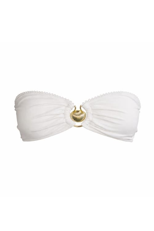 Ivy Swimwear Violetta Bikini Top in Cream at Nordstrom, Size Large