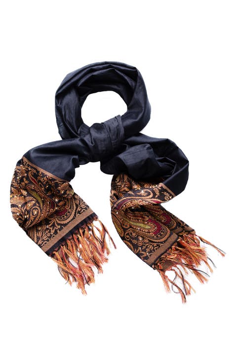 Paisley Sequin Scarf