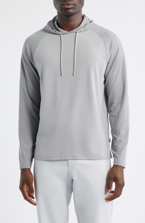 Johnnie-o Penns Performance Hoodie In Gray