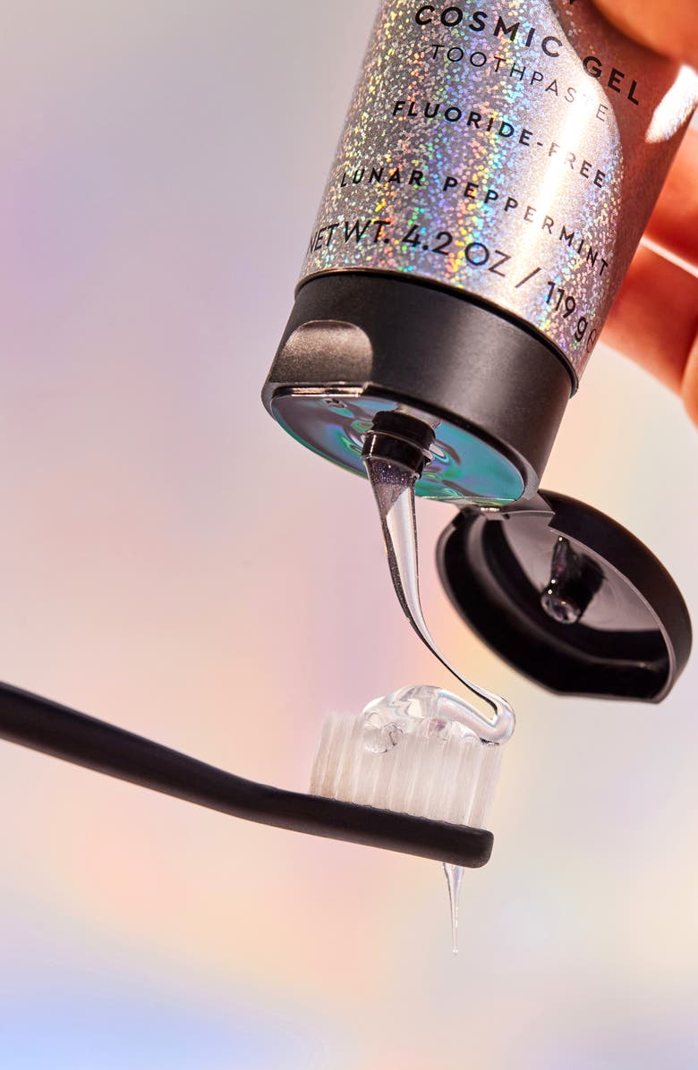 MOON Lunar Peppermint Cosmic Gel Fluoride-Free Whitening Toothpaste, Alternate, color,