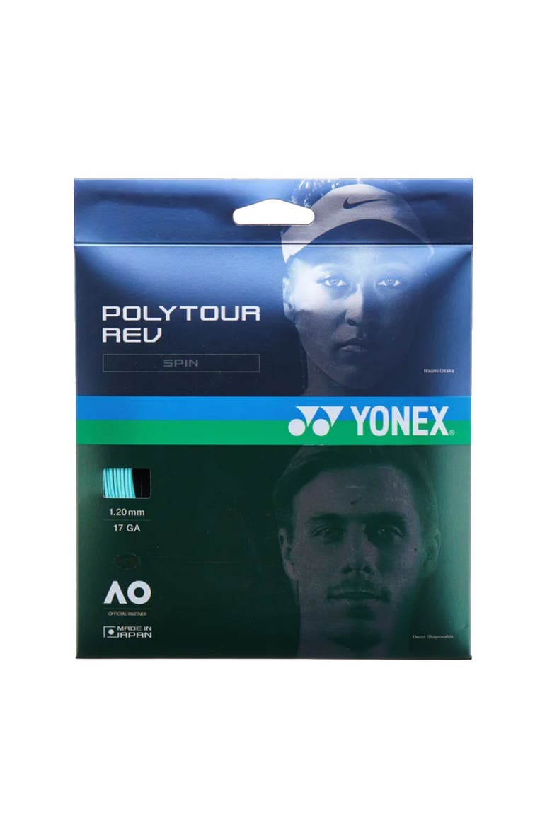 Poly Tour Rev 120 17g Tennis String, Main, color, Mint