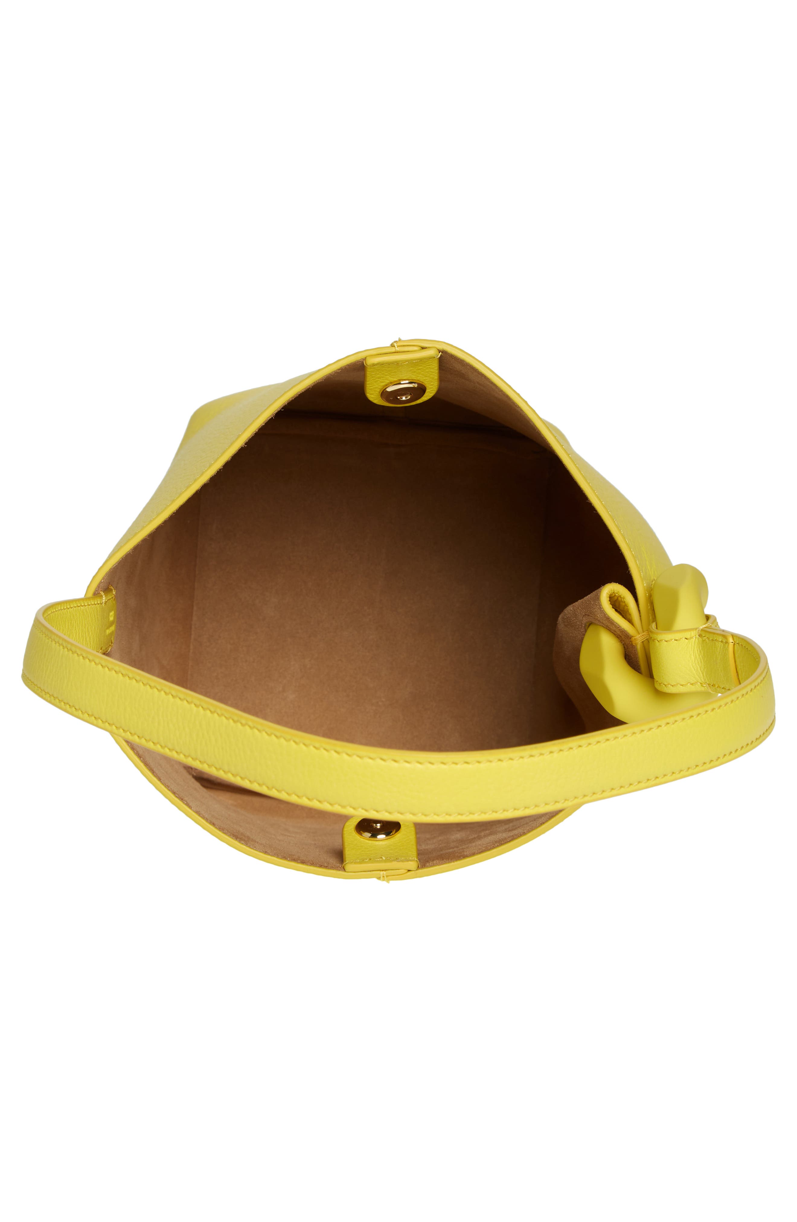 JW Anderson The JWA Corner Leather Bucket Bag, Alternate, color, 