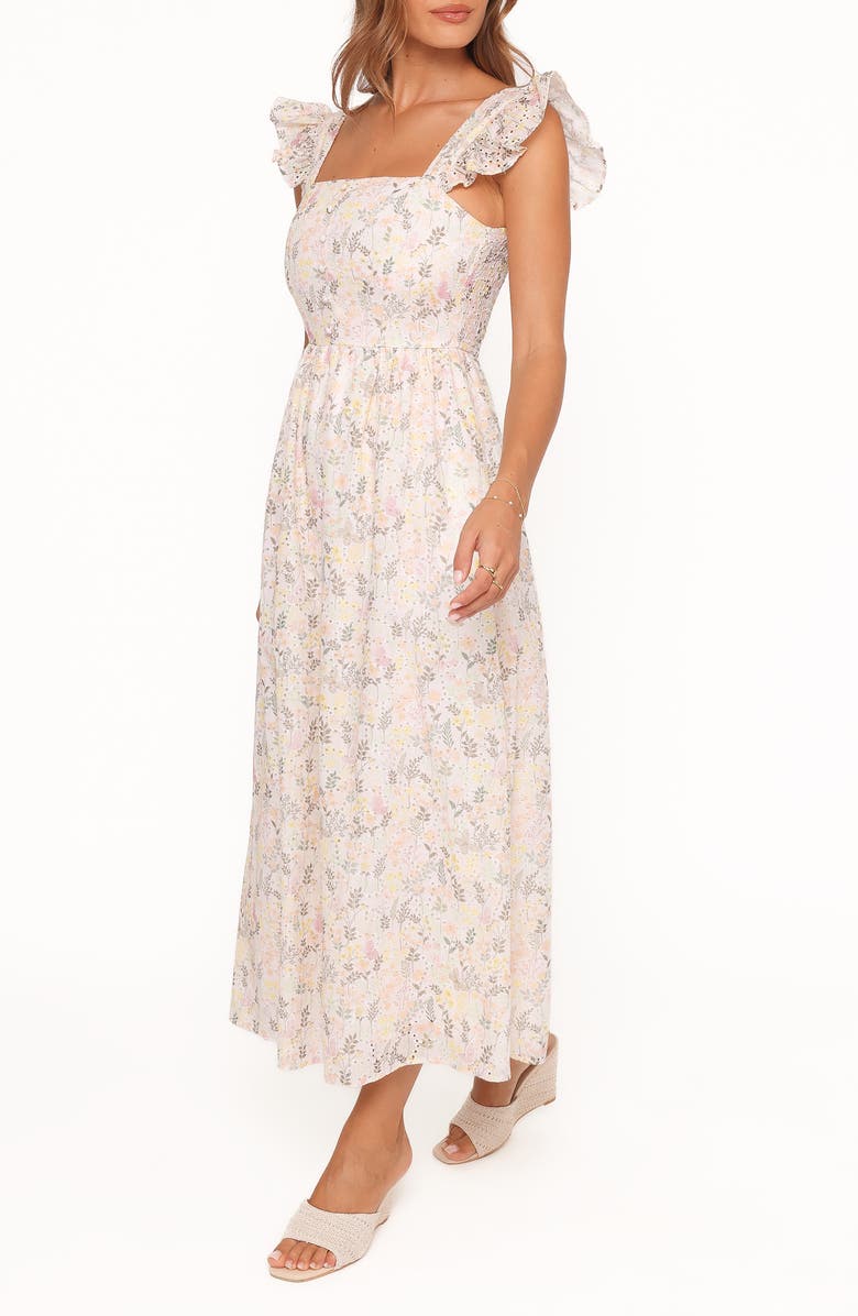Petal & Pup Ashtonleigh Midi Dress, Alternate, color, Multi Floral