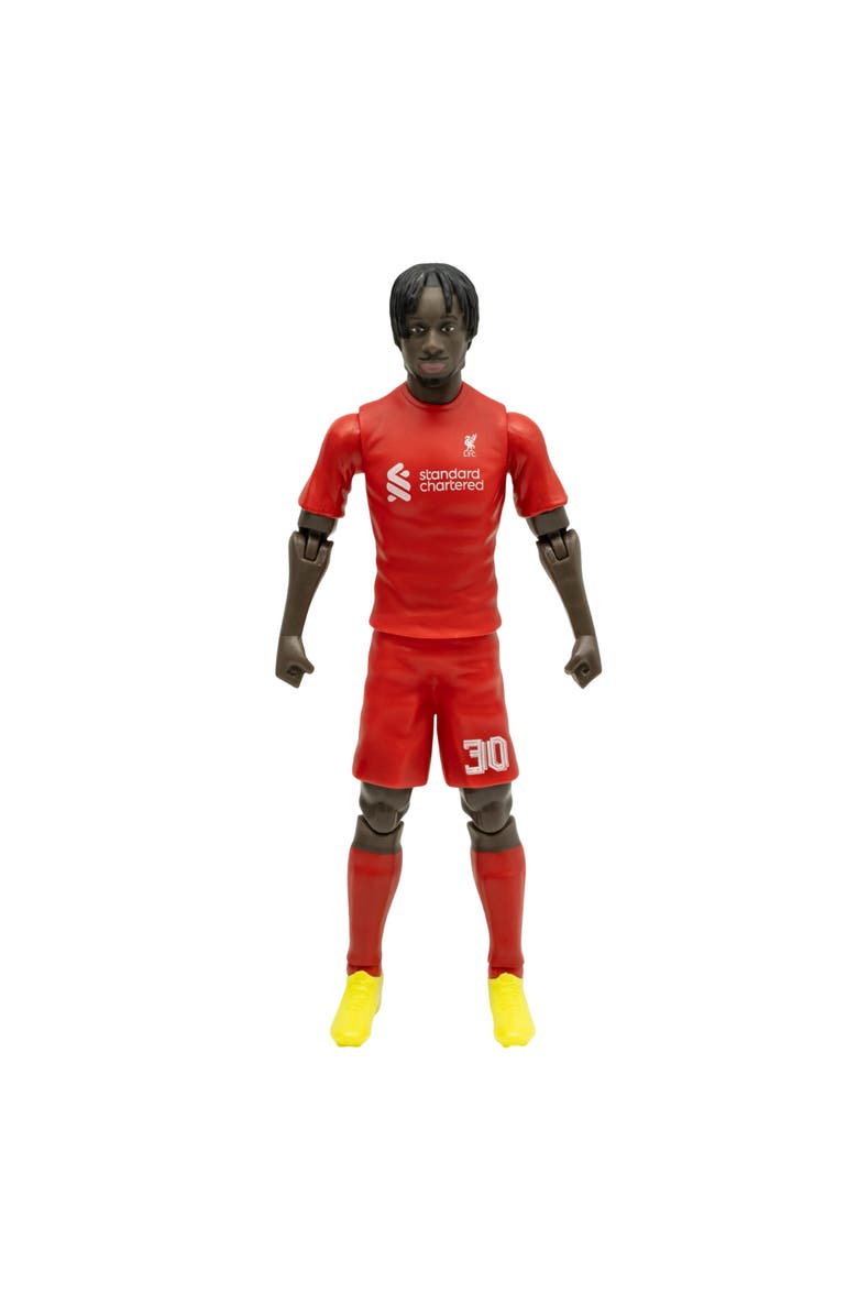 Banbo Toys Sockers Liverpool Jeremie Frimpong 8" Soccer Action Figure, Main, color, Red