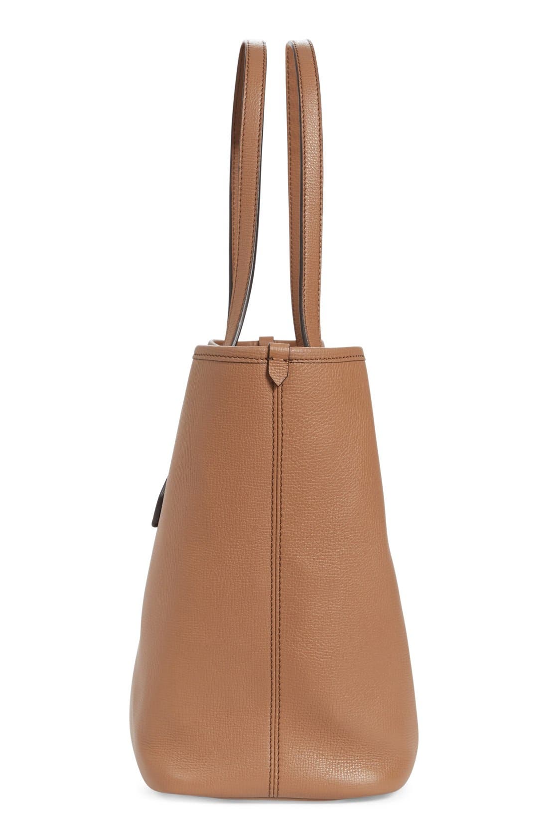Burberry 'Medium Honeybrook' Leather Tote, Alternate, color, 