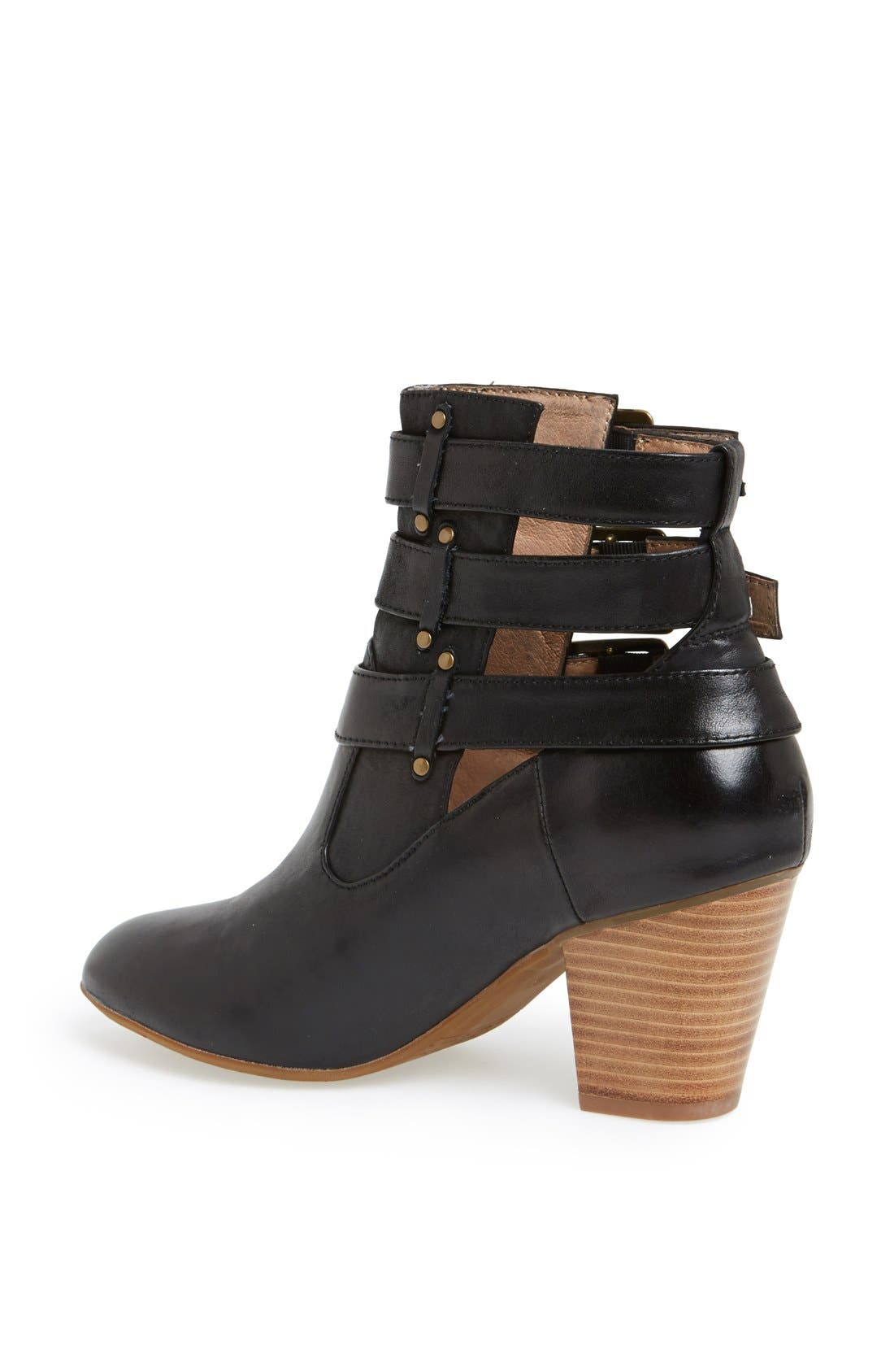 'Devlynn' Bootie, Alternate, color, BLACK