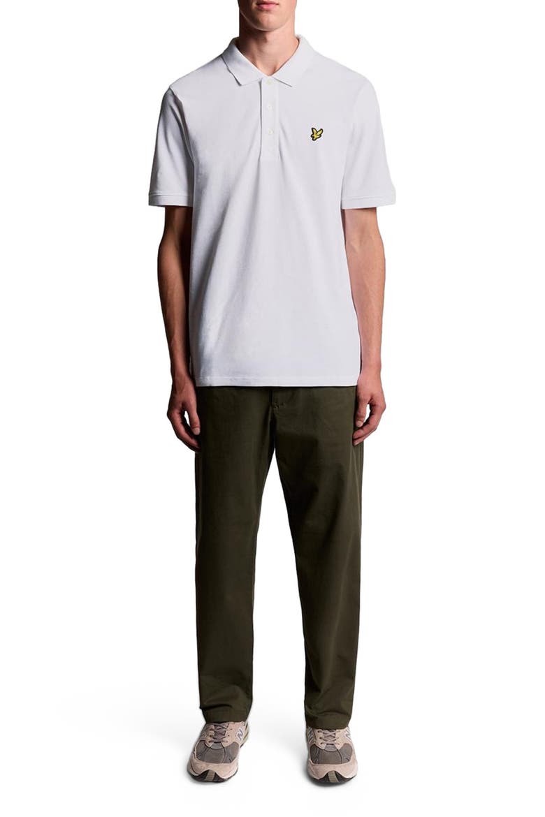 Plain Polo Shirt, Alternate, color, White